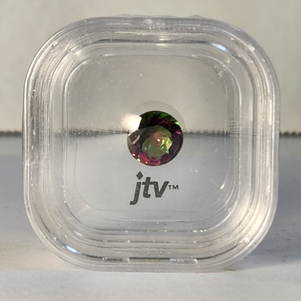 Goshenite VTG SIB 9mm 2.00ct  Mystic Topaz Treatment Loose Gemstone See Box ID!